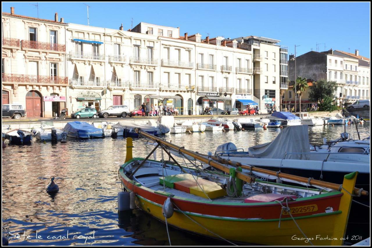 Apartmán T3 Avec Terrasse Avec Vue Exceptionnelle Sur Les Quais De Sète Exteriér fotografie